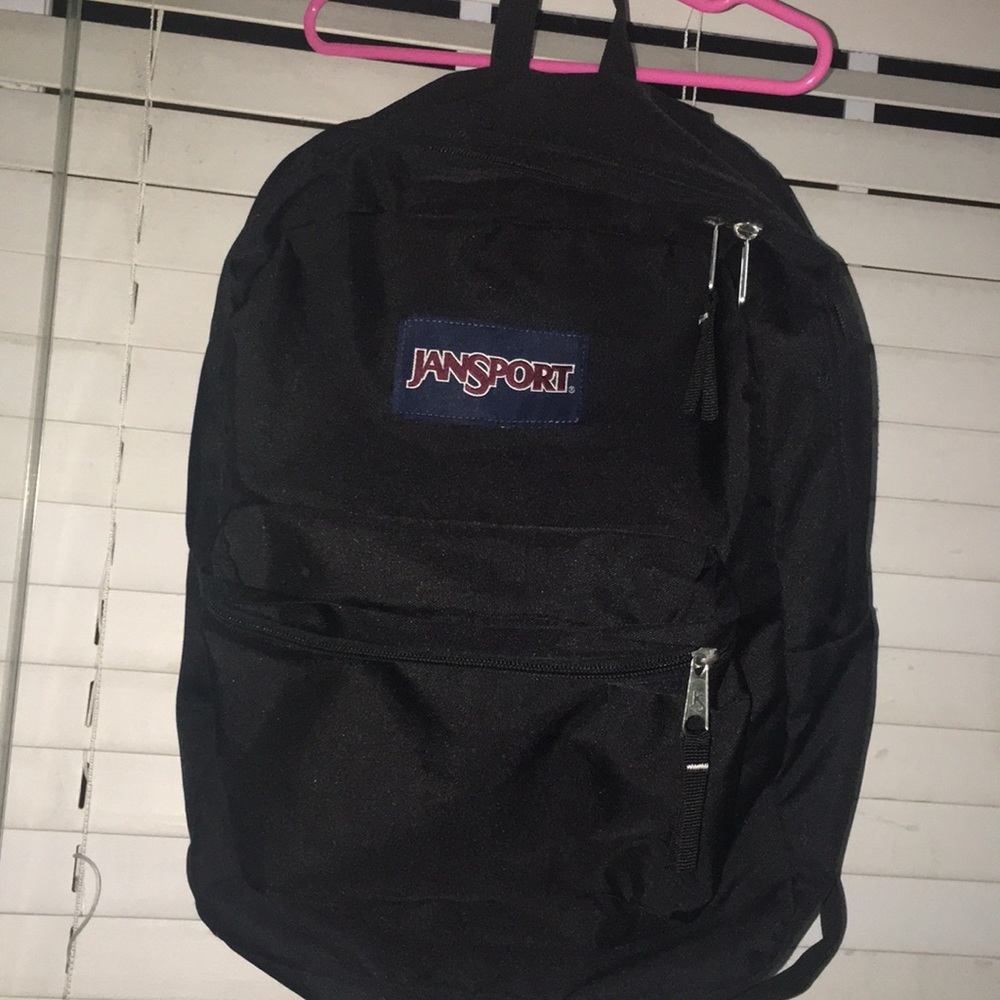 Black jansport book bag